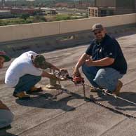 window cleaning safety system load test